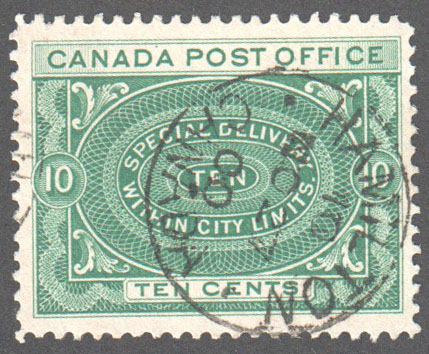 Canada Scott E1 Used VF - Click Image to Close
